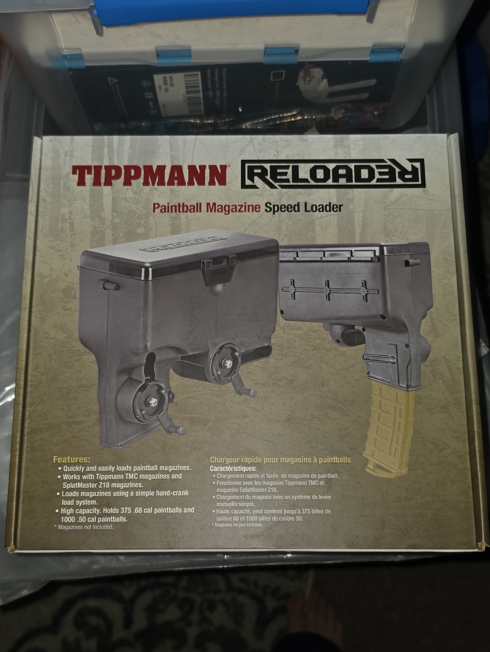 Reloaded Paintball Magazine Speed Loader - Gray